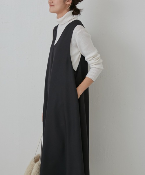 BEARDSLEY（ビアズリー）の「〈シーズンレス〉ジャンパースカート（ワンピース・レディース・ブラック・0/1）」の16枚目の写真