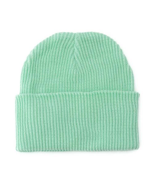 Another Edition（アナザーエディション）の「リブアクリルコットンニットキャップ/AE RIB A/C KINT CAP◆（ニットキャップ/ビーニー・レディース・ホワイト/グレー/ライム/ネイビー・フリー）」の7枚目の写真