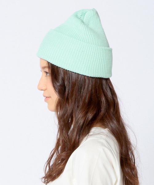 Another Edition（アナザーエディション）の「リブアクリルコットンニットキャップ/AE RIB A/C KINT CAP◆（ニットキャップ/ビーニー・レディース・ホワイト/グレー/ライム/ネイビー・フリー）」の11枚目の写真