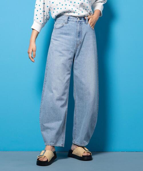 CITEN(シテン)の「<CITEN>バルーン デニム(デニムパンツ・レディース・ライトブルー/ネイビー・S/M)」の6枚目の写真