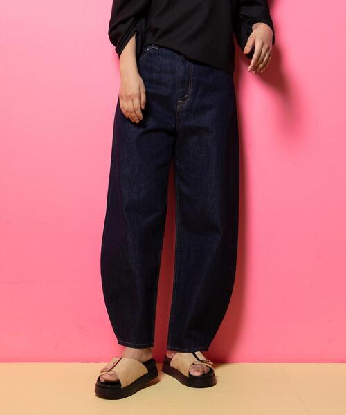 CITEN(シテン)の「<CITEN>バルーン デニム(デニムパンツ・レディース・ライトブルー/ネイビー・S/M)」の9枚目の写真