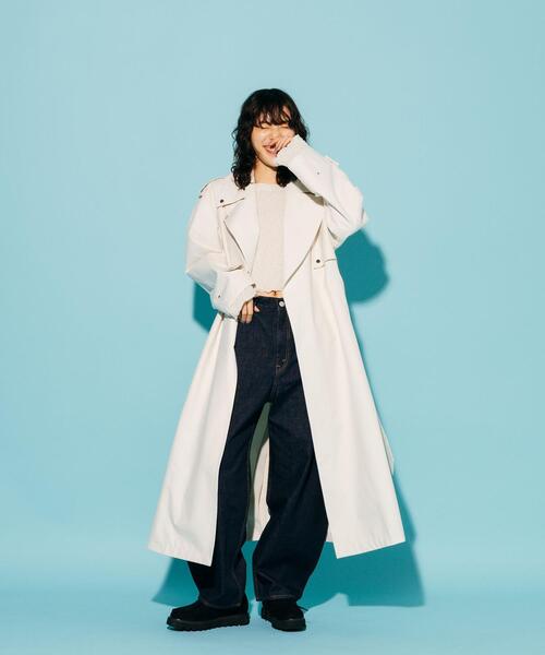 CITEN(シテン)の「<CITEN>バルーン デニム(デニムパンツ・レディース・ライトブルー/ネイビー・S/M)」の12枚目の写真