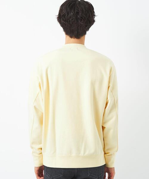 green label relaxing(グリーンレーベルリラクシング)の「ソフトスウェット クルーネック 長袖(スウェット・メンズ・イエロー/ネイビー/ホワイト/ライム・L/M/S/XL)」の12枚目の写真