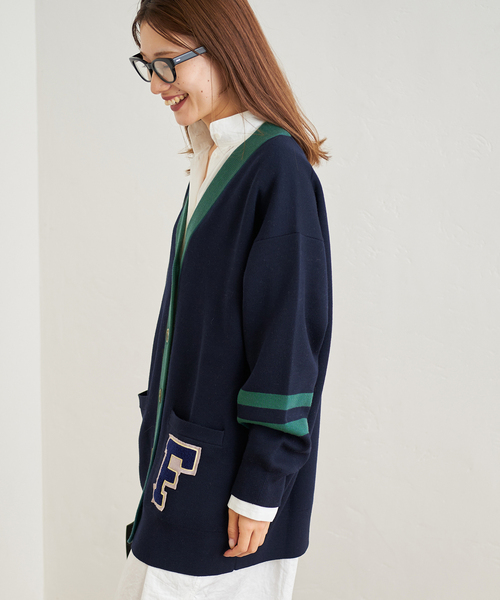 FRAMeWORK（フレームワーク）の「レタードカーディガン（カーディガン/ボレロ・レディース・スミクロ/ネイビー・FREE）」の15枚目の写真