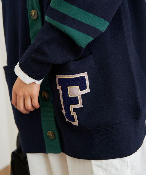 FRAMeWORK（フレームワーク）の「レタードカーディガン（カーディガン/ボレロ・レディース・スミクロ/ネイビー・FREE）」の17枚目の写真