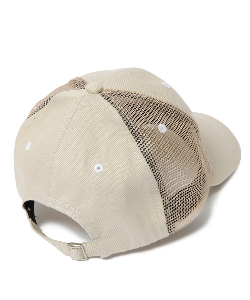 XLARGE（エクストララージ）の「OVAL LOGO MESH CAP（キャップ・メンズ・ベージュ/オリーブ/ブラック・ONE SIZE）」の5枚目の写真