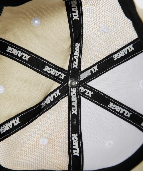 XLARGE（エクストララージ）の「OVAL LOGO MESH CAP（キャップ・メンズ・ベージュ/オリーブ/ブラック・ONE SIZE）」の7枚目の写真