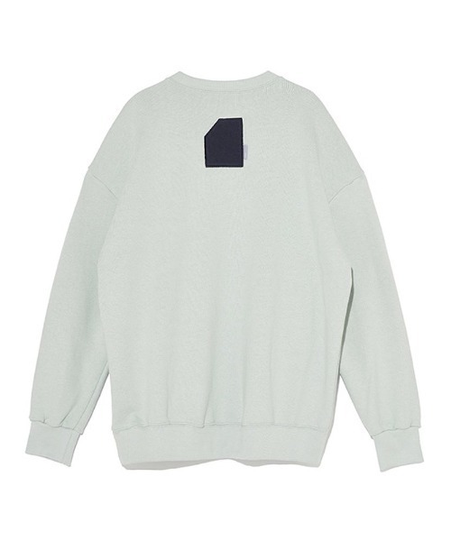 VIBGYOR(ヴィブジョー)の「【Re:one】-OVERR- OVR WAPPEN MINT SWEATSHIRTS(MA)(スウェット・メンズ・ミント・FREE)」の2枚目の写真