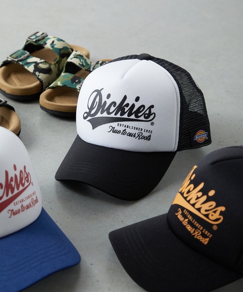 Dickies(ディッキーズ)の「Dickies KIDS メッシュキャップ A(キャップ・キッズ・ネイビー/ホワイト/ブラック・FREE)」の2枚目の写真