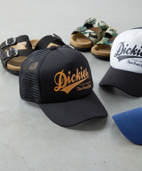 Dickies(ディッキーズ)の「Dickies KIDS メッシュキャップ A(キャップ・キッズ・ネイビー/ホワイト/ブラック・FREE)」の1枚目の写真