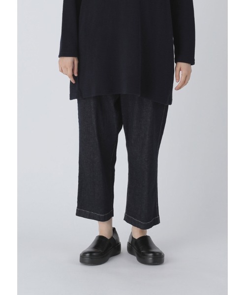 Plantation(プランテーション)の「BIZENストレッチデニム/パンツ(デニムパンツ・レディース・ネイビー・S size/M size/XL)」の4枚目の写真