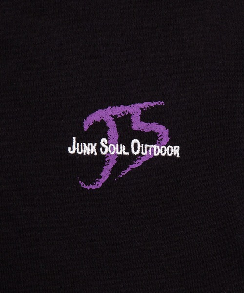 JUNKSOUL(ジャンクソウル)の「100%コットン カラフルTAKIBIトライアングル ロングTシャツ(M4)(Tシャツ/カットソー・キッズ・ライム/ブラック・100/110/120/130/140/150/160)」の6枚目の写真