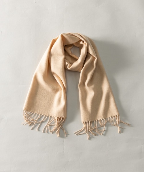 NYLAUS（ナイラス）の「ジャパンメイド カシミアタッチ マフラー（マフラー・メンズ・ブラック/グレー/ホワイト/その他1/その他2/ベージュ・FREE）」の5枚目の写真