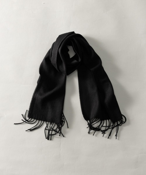 NYLAUS（ナイラス）の「ジャパンメイド カシミアタッチ マフラー（マフラー・メンズ・ブラック/グレー/ホワイト/その他1/その他2/ベージュ・FREE）」の3枚目の写真