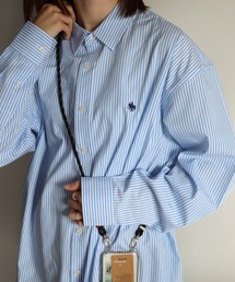 POLO BCS ワンポント刺繍長袖シャツ