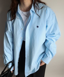 POLO BCS ワンポント刺繍長袖シャツ