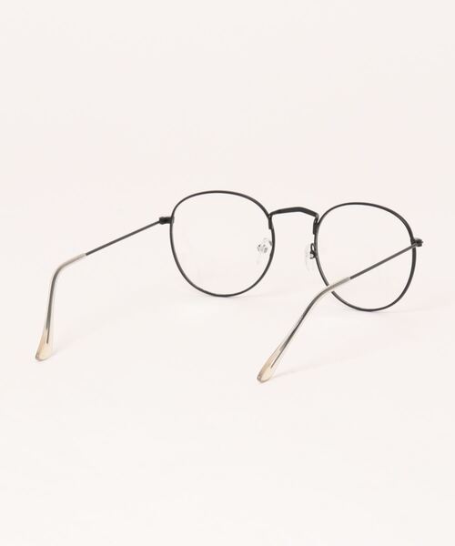 Futier land（フューティアランド）の「スリムフレームラウンド伊達メガネ（メガネ・レディース・ゴールド/ブラック/シルバー・FREE）」の16枚目の写真