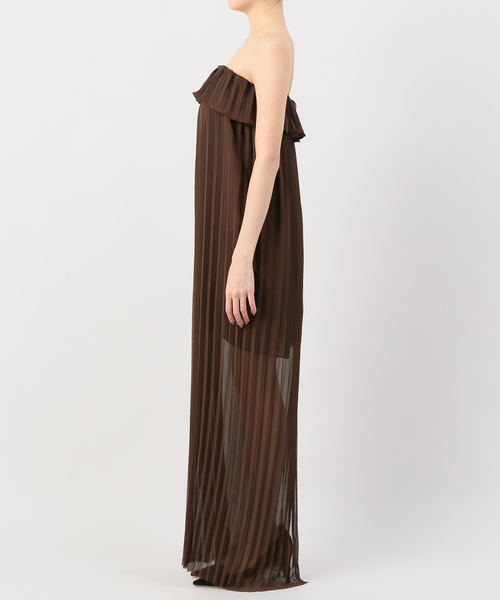 L’Appartement（アパルトモン）の「LOYD/FORD PLEATED DRESS◆（ワンピース・レディース・ブラウン・FREE）」の10枚目の写真