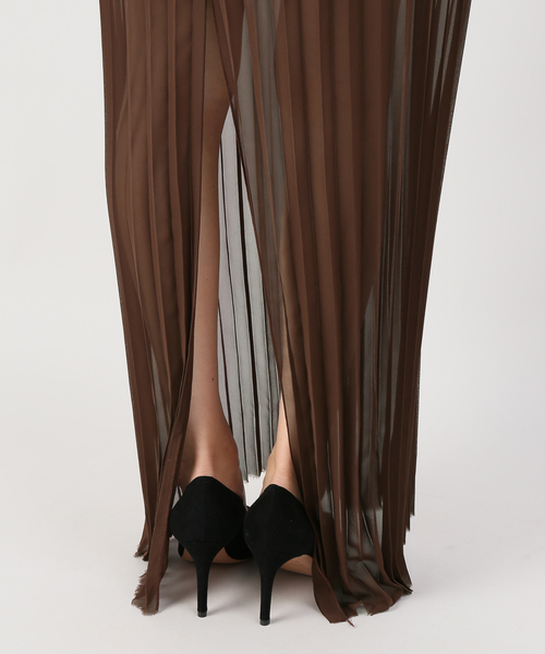 L’Appartement（アパルトモン）の「LOYD/FORD PLEATED DRESS◆（ワンピース・レディース・ブラウン・FREE）」の13枚目の写真