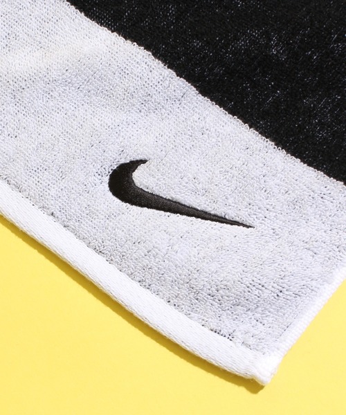 NIKE（ナイキ）の「【NIKE/ナイキ 】ナイキ ジャガード タオル ミディアムⅡ(35cm×80cm)（タオル・メンズ・ブラック/グリーン・FREE）」の8枚目の写真