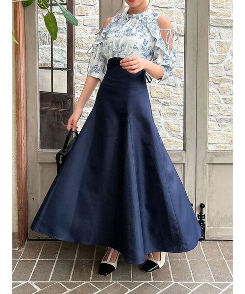 dazzlin(ダズリン)の「フリルコルセットフレアワンピース(ワンピース・レディース・イエロー/ブルー/ネイビー・SMALL/MEDIUM)」の22枚目の写真