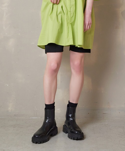 Lull(ルル)の「【Lull / ルル】今なら即納★!ピンタックバイカーショーツ(その他パンツ・レディース・ブラック/グレー・ONESIZE)」の6枚目の写真