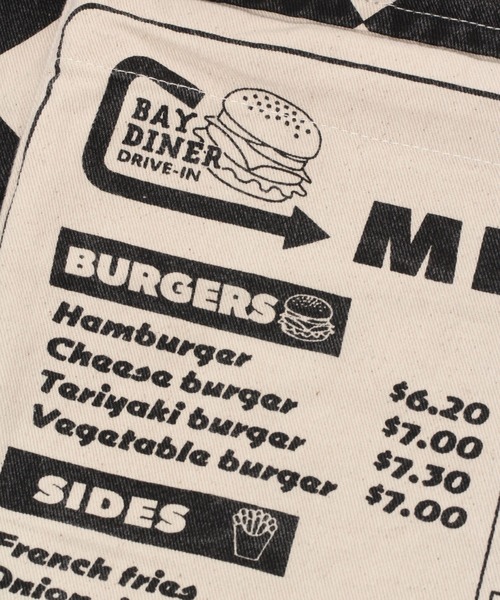 BAYFLOW(ベイフロー)の「BF DINERエプロン(エプロン・レディース・レッド/ブラック・0)」の8枚目の写真