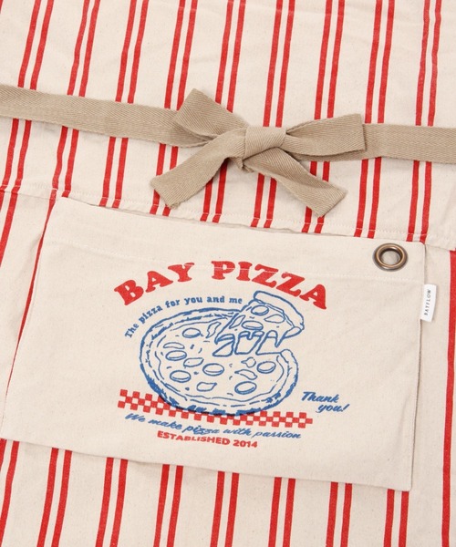 BAYFLOW(ベイフロー)の「BF DINERエプロン(エプロン・レディース・レッド/ブラック・0)」の14枚目の写真