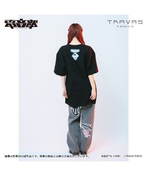 電音部×TRAVAS TOKYO 公式ビックTシャツ【カブキエリア】 電音部