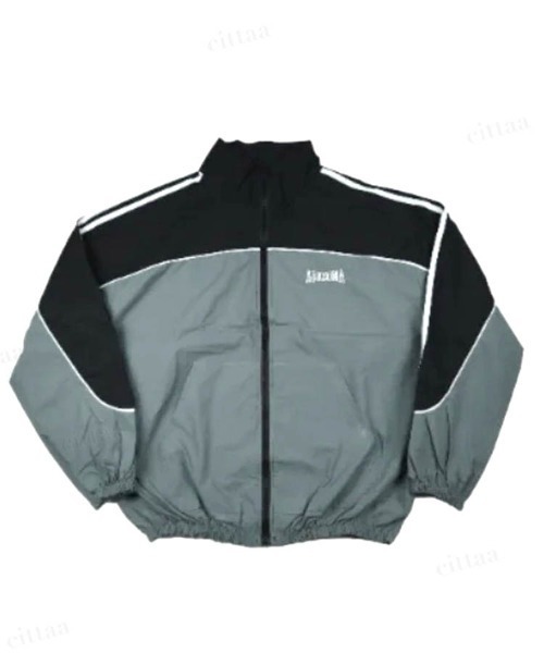 Dalfwin（ダールフィン）の「韓国ファッションARIZONA配色アノラックトラックジャケット（ブルゾン・レディース・ネイビー/カーキ・FREE）」の17枚目の写真