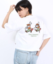 Dickies(ディッキーズ)イラストグラフィックプリント ワイドシルエット クロップドTシャツ レディース/半袖