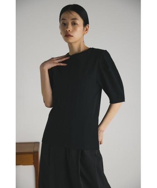 STYLEMIXER（スタイルミキサー）の「タックスリーブT（Tシャツ/カットソー・レディース・ライトベージュ/グリーン/ブラック/ホワイト・FREE）」の16枚目の写真