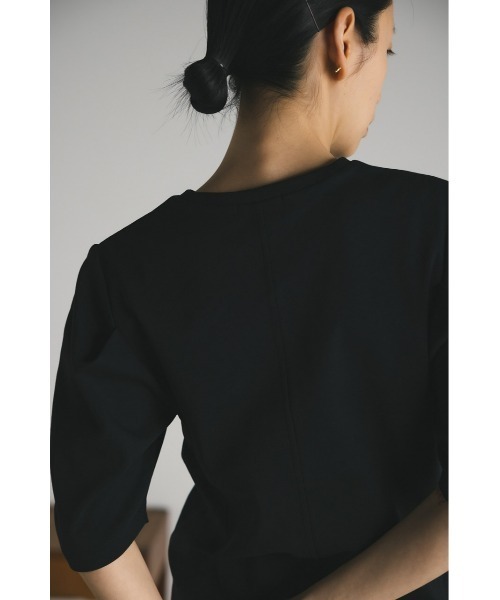 STYLEMIXER（スタイルミキサー）の「タックスリーブT（Tシャツ/カットソー・レディース・ライトベージュ/グリーン/ブラック/ホワイト・FREE）」の19枚目の写真