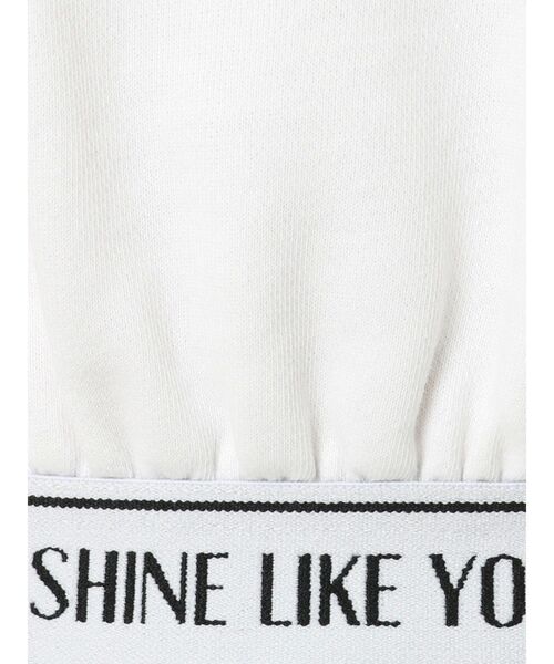 EVRIS（エヴリス）の「ロゴデザインコンパクトフーディ（スウェット・レディース・ブラック/ホワイト/グレー・FREE）」の20枚目の写真