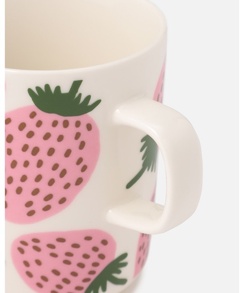marimekko（マリメッコ）の「【アジア限定】Mansikka / mug 2,5dl（グラス/マグカップ/タンブラー・レディース・ベビーピンク・FREE）」の8枚目の写真