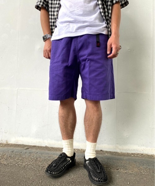 Gramicci（グラミチ）の「GRAMICCI/グラミチ/G-SHORT/Gショーツ G101-OGT（その他パンツ・メンズ・チャコールグレー/パープル・MEDIUM/LARGE/X-LARGE）」の17枚目の写真