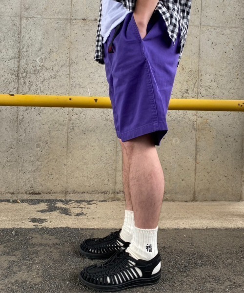 Gramicci（グラミチ）の「GRAMICCI/グラミチ/G-SHORT/Gショーツ G101-OGT（その他パンツ・メンズ・チャコールグレー/パープル・MEDIUM/LARGE/X-LARGE）」の14枚目の写真