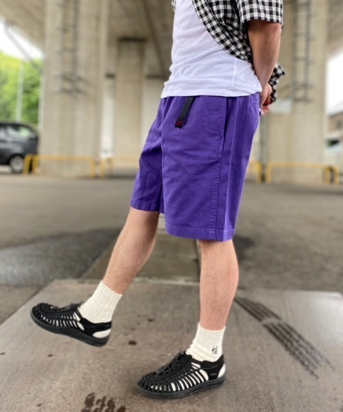 Gramicci（グラミチ）の「GRAMICCI/グラミチ/G-SHORT/Gショーツ G101-OGT（その他パンツ・メンズ・チャコールグレー/パープル・MEDIUM/LARGE/X-LARGE）」の8枚目の写真