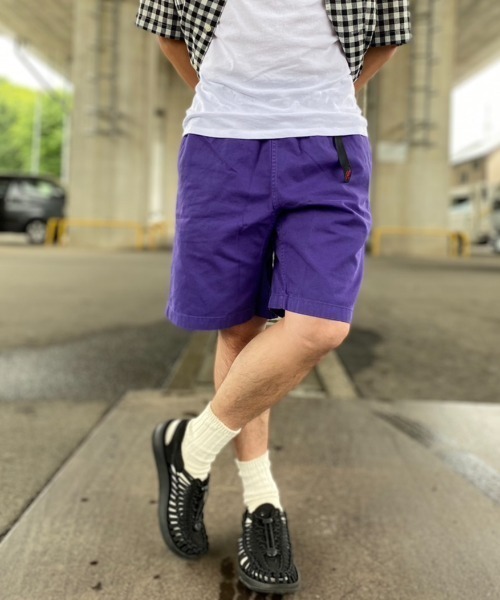 Gramicci（グラミチ）の「GRAMICCI/グラミチ/G-SHORT/Gショーツ G101-OGT（その他パンツ・メンズ・チャコールグレー/パープル・MEDIUM/LARGE/X-LARGE）」の9枚目の写真