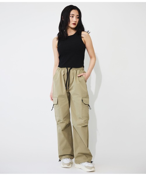 ANLIBERTY ANAP(アンリバティアナップ)の「アメリカンスリーブリブタンクトップ(タンクトップ・レディース・グリーン/ブラック/ホワイト・FREE)」の9枚目の写真