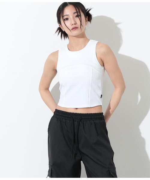 ANLIBERTY ANAP(アンリバティアナップ)の「アメリカンスリーブリブタンクトップ(タンクトップ・レディース・グリーン/ブラック/ホワイト・FREE)」の15枚目の写真