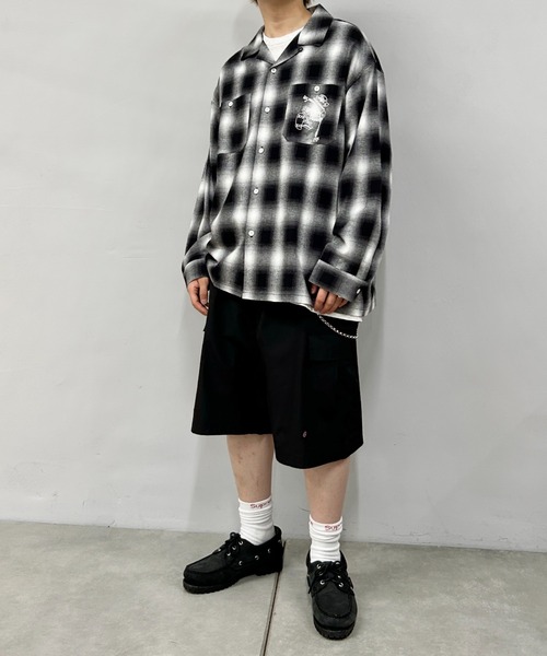 WHO'S WHO gallery(フーズフーギャラリー)の「COOPERパラシュートワイドショーツ(カーゴパンツ・メンズ・ホワイト/インディゴブルー/ネイビー/ベージュ/カーキ/ブラック・FREE)」の8枚目の写真
