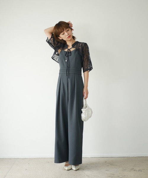 My shawty（ﾏｲｼｬｳﾃｨｰ）の「3way layered pants dress（パンツドレス