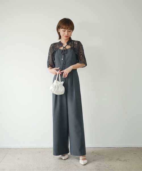 My shawty（ﾏｲｼｬｳﾃｨｰ）の「3way layered pants dress（パンツドレス