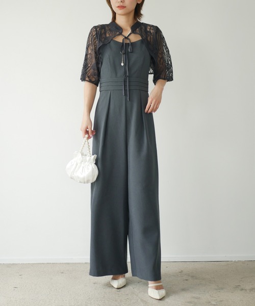 My shawty（ﾏｲｼｬｳﾃｨｰ）の「3way layered pants dress（パンツドレス