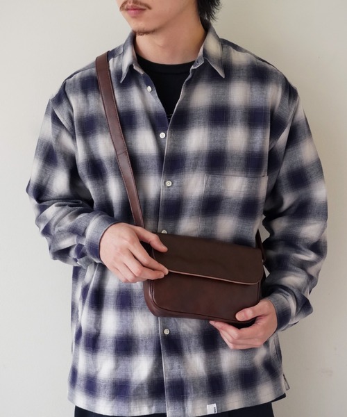 英国発 【 】 ミニマル ショルダーバッグ A.M.S.｜ショルダーバッグ ミニショルダー スクエア CORDURA