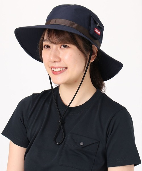 CHUMS（チャムス）の「【CHUMS】Gore-Tex INFINIUM Hat（ハット・メンズ・ベージュ系/ネイビー・FREE）」の6枚目の写真