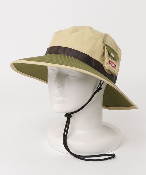 CHUMS（チャムス）の「【CHUMS】Gore-Tex INFINIUM Hat（ハット・メンズ・ベージュ系/ネイビー・FREE）」の7枚目の写真