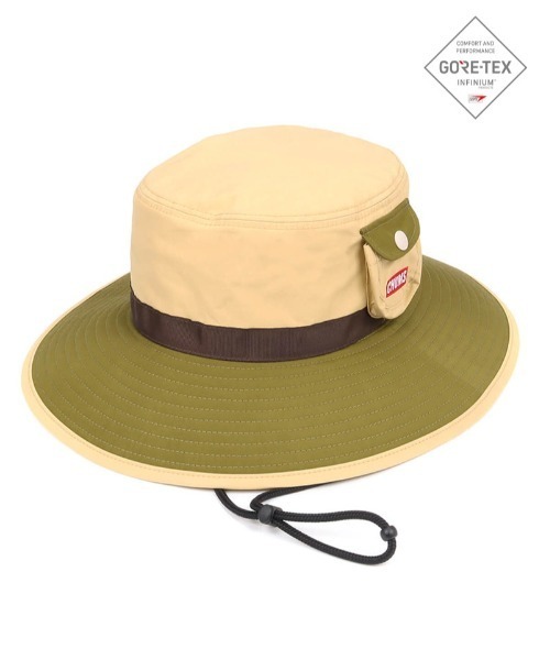 CHUMS（チャムス）の「【CHUMS】Gore-Tex INFINIUM Hat（ハット・メンズ・ベージュ系/ネイビー・FREE）」の10枚目の写真