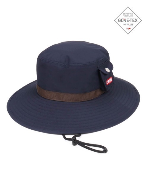 CHUMS（チャムス）の「【CHUMS】Gore-Tex INFINIUM Hat（ハット・メンズ・ベージュ系/ネイビー・FREE）」の9枚目の写真